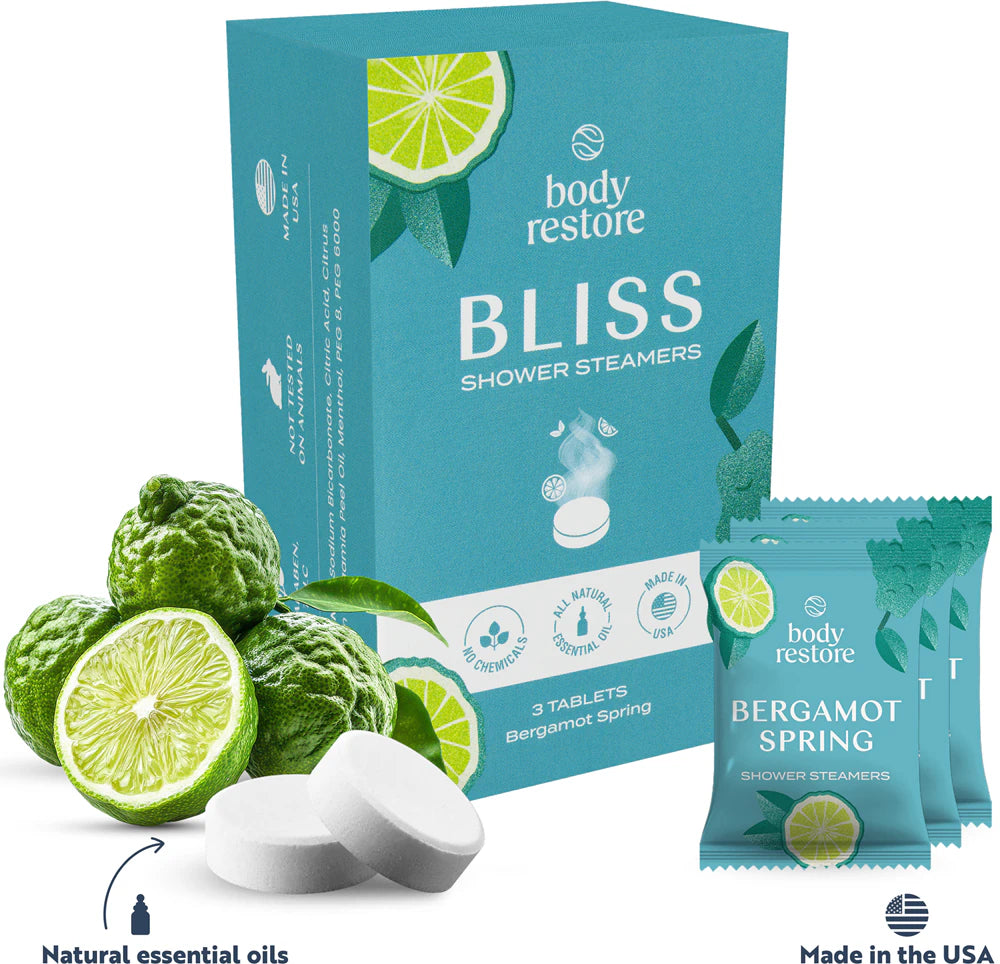 Bergamotte Duschdampfer (3er-Pack) 