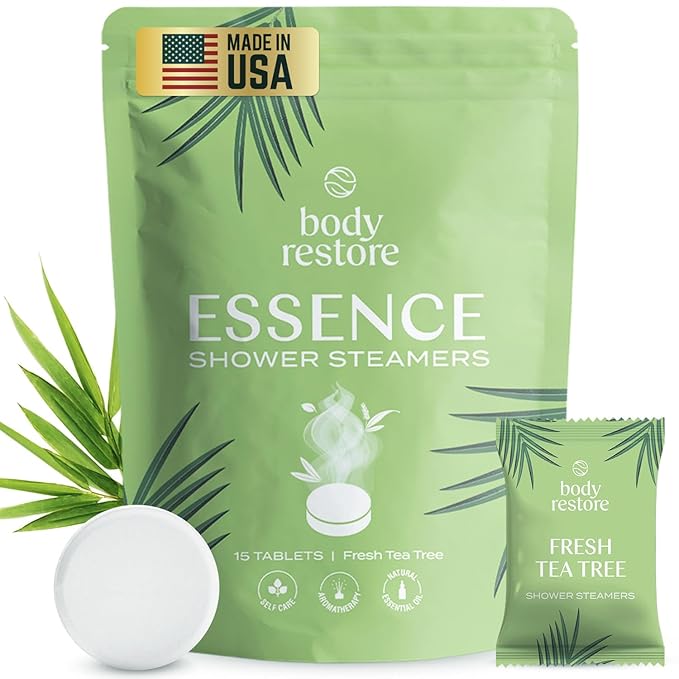 Teebaum-Duschbedampfer – 15er-Packung