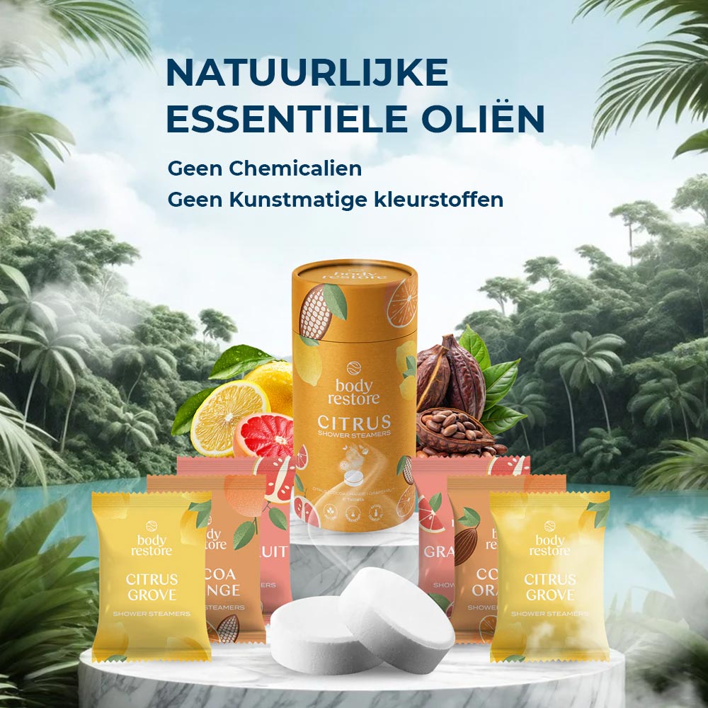 Duschdampfer mit Zitrusduft – 6er-Geschenkbox