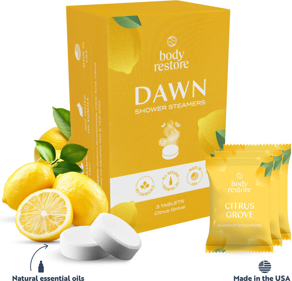Duschdampfer mit Zitrusduft (3er-Pack) 